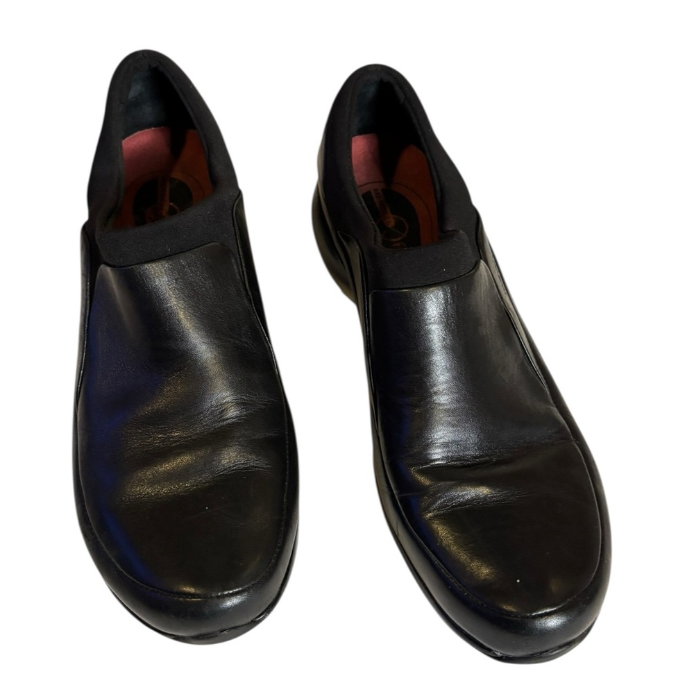 Merrell Women’s Spire Stretch Black Leather Slip-On Loafers Size 8